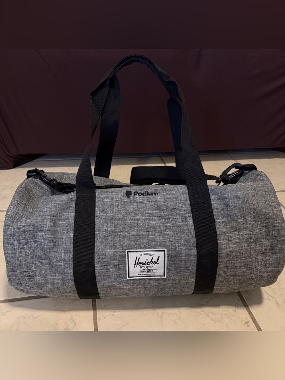 Herschel Supply Co Duffle Mid Grey Crosshatch #duffle #travel